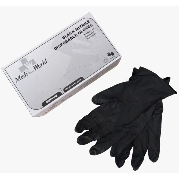 Medi-World Nitrile Gloves Medium 100 Stück