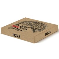 Pizza Box PizzaTime 33x33x4 cm 100 Stück