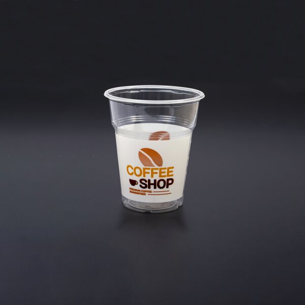 Plastikbecher PLA Coffee Shop 300ml 50Stk.