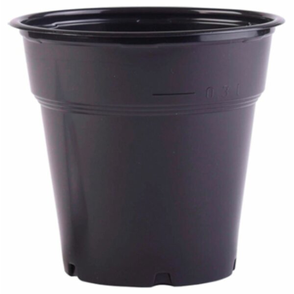 Plastic Cup Thrace Pro Black 300 ml 50 pcs.