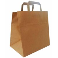 Paper Bag Kraft Brown with Handles 28x17x29 cm 250 pcs.