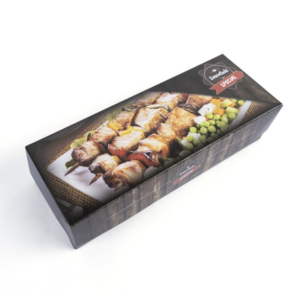 Souvlaki Box Luxury Special 25x9x6,5 cm 10 kg 165 Stück