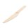 Wooden Single Cutlery Knife 16 cm 100 pcs.