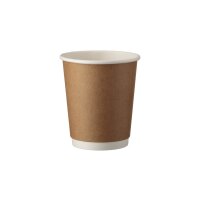 Kaffeebecher Kraft 8oz 25 Stk.