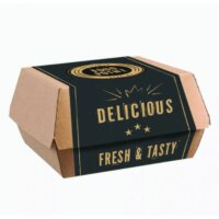 Food Point Easy Open Burger Box No. 2 12x12x8 cm 125...