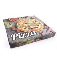 Pizza Box Printed-Design No.5 33x33x4 cm 100 Stück