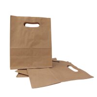 Paper Bag Brown with Handles 22x11x28 cm 250 Stück